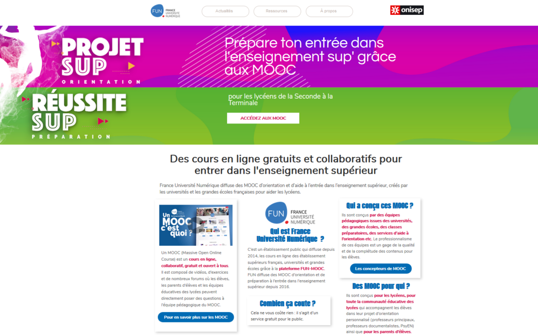 Des Mooc pour mieux s’orienter…