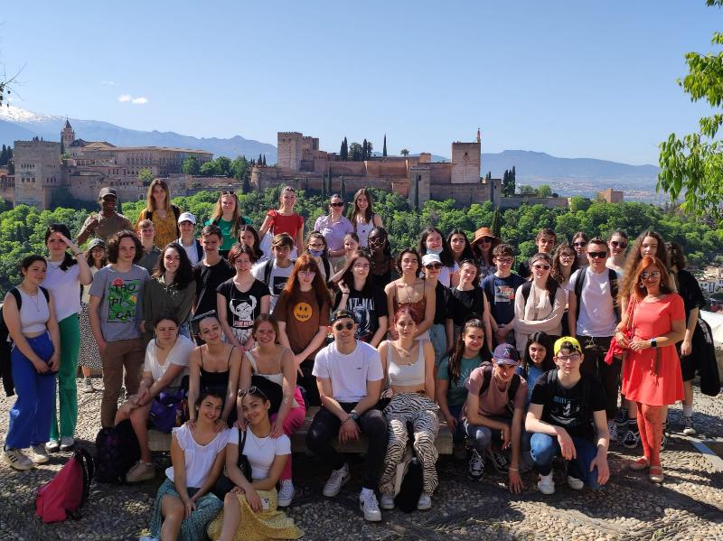 Voyage en Andalousie des élèves de première ST2S2, première G2 et seconde 8 option Cinéma audiovisuel