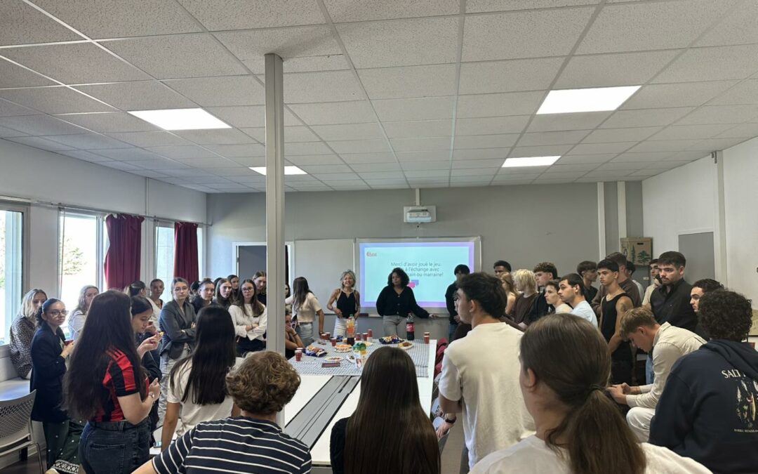 Le traditionnel goûter d’accueil BTS MCO