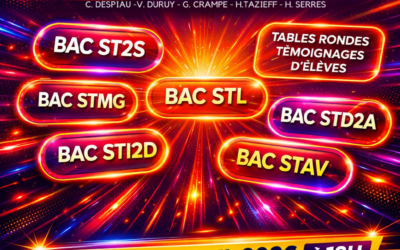 Nos Bac ST2S et STMG brillamment représentés lors de la soirée voie Techno